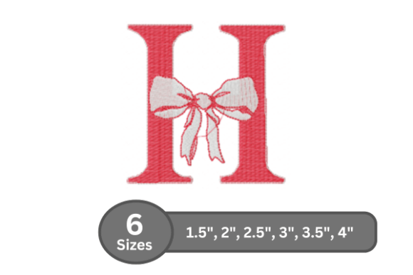 Cherry Knot Alphabet – H