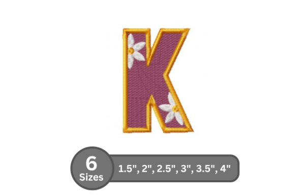 Daisy Joy Alphabet - K