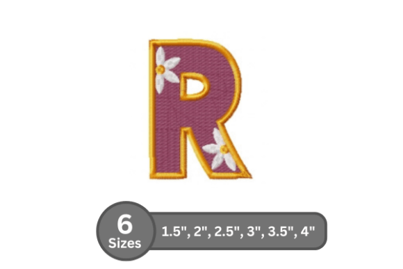 Daisy Joy Alphabet -R