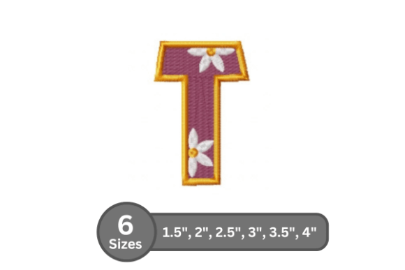 Daisy Joy Alphabet -T