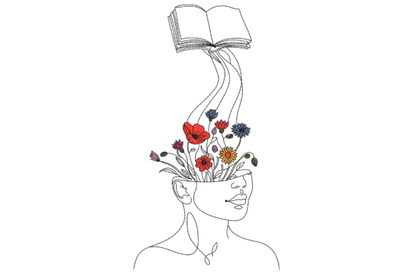 Floral Book Mind
