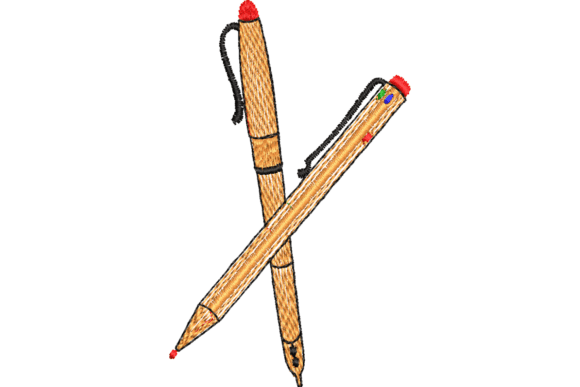 Pens: A Playful, Practical Embroidery Design for School & Everyday Charm