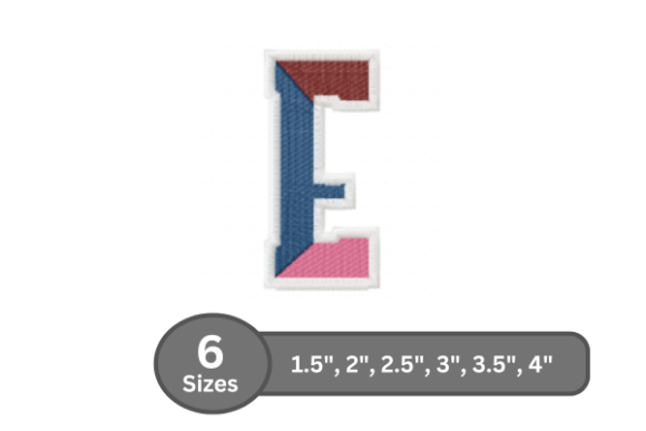 Street Varsity Alphabet - E