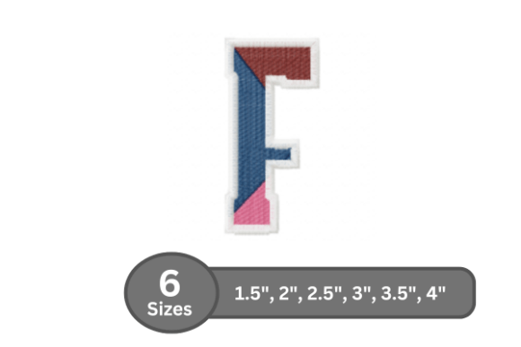 Street Varsity Alphabet - F