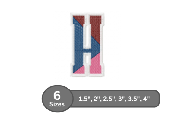 Street Varsity Alphabet - H