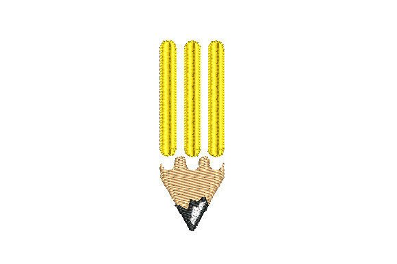 Stylized Pencil: A Smart School-Era Charm for Craft Fairs