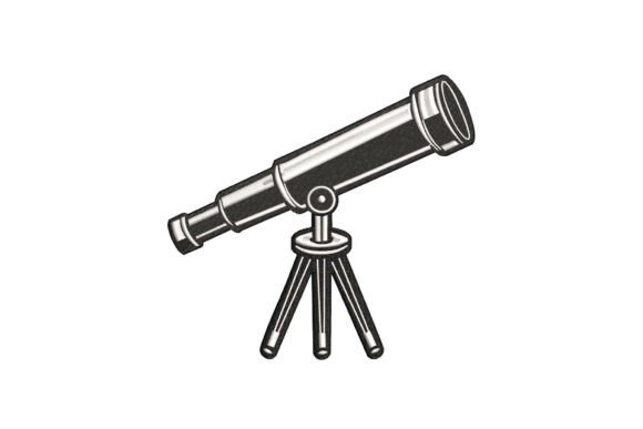 Telescope Embroidery Design