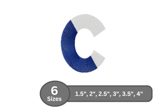 Twin Fill Alphabet - C