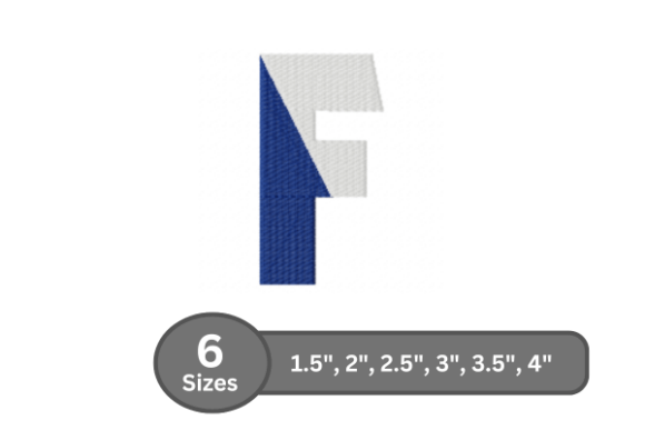Twin Fill Alphabet - F
