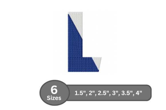 Twin Fill Alphabet - L