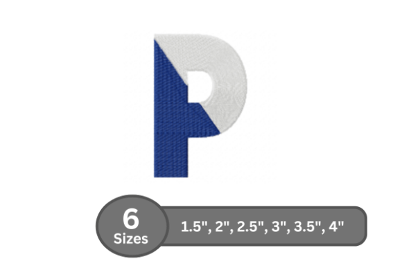 Twin Fill Alphabet - P
