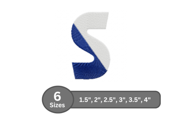 Twin Fill Alphabet -S