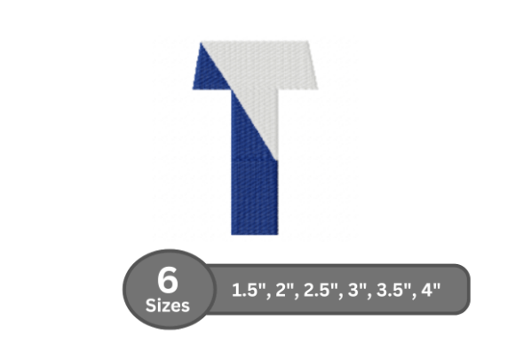 Twin Fill Alphabet -T
